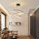 Stoudt 3 Rings Dimmable LED Tiered Chandelier