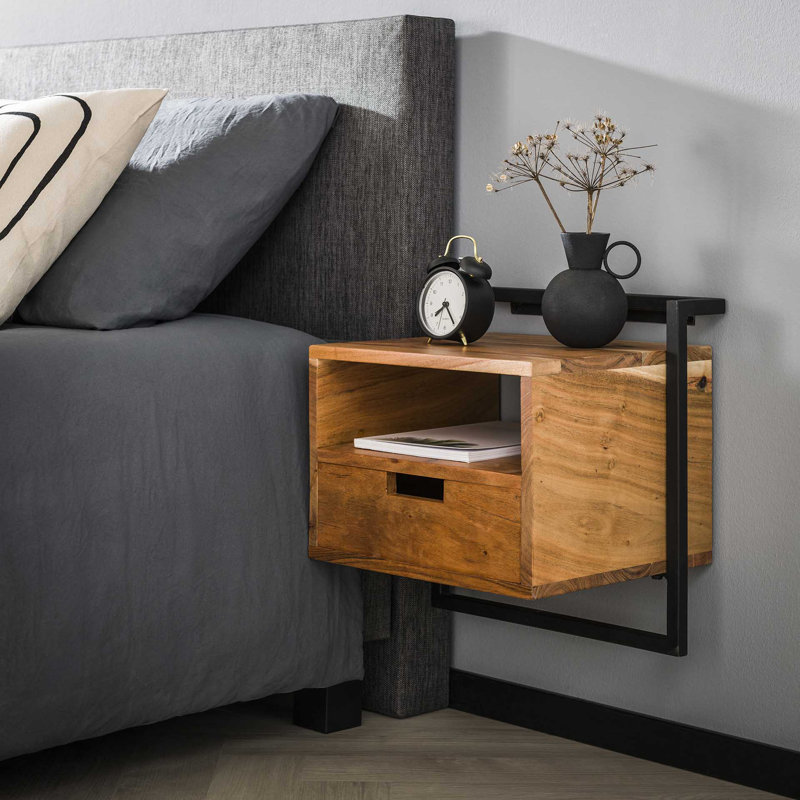 David 1 Drawer Bedside Table