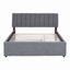 Lit plateforme tapissier Teddy