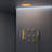 Thermostatic Rainfall Shower System, Ceiling Mount 12" LED Shower Head with Handheld Spray, 6 Body Jets Set-73468204