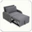 Canapé-lit convertible 3-en-1 avec coussin et poche-1331229031