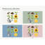 Sunflower Life Cycle Wall Decals, Set of 8 Educational Peel and Stick Wall Stickers, Classroom Playroom Decor, Kids Learning Wall Art, 20"W x 20"H (50 x 50 cm)-2130220683