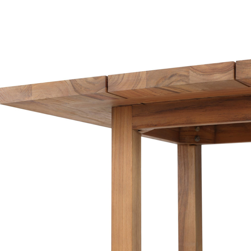 Stapleton Outdoor Square Teak Bar Table
