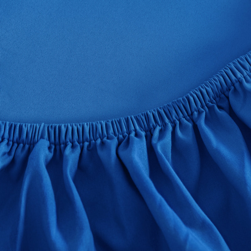 Fitted Bed Sheet Only, 1800 Brushed Microfiber Deep Pocket Fitted Sheet - NTBAY, Queen Fitted Sheet, Royal Blue