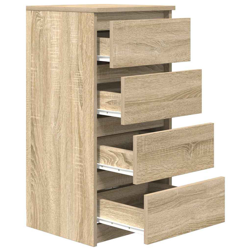 Sideboard 37.5X35x76 Cm Engineered Wood, Sonoma Oak