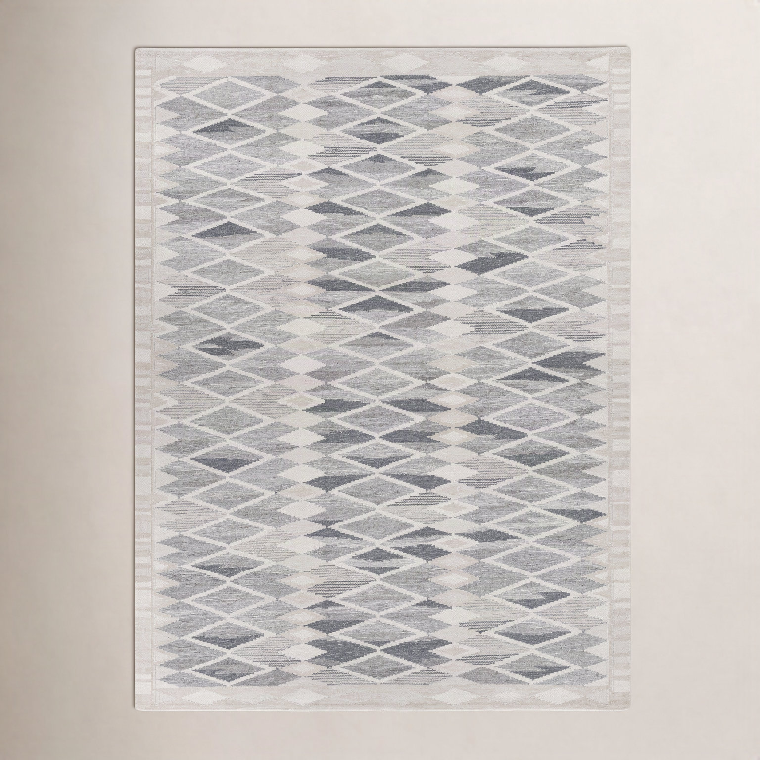 Gilson Hand-Woven Geometric Rug, Rectangle 8' x 10'