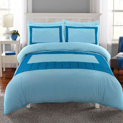 Wasi Pintuck Panel Duvet Cover Set