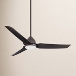 54" Java 3-Blade Outdoor LED Propeller Ceiling Fan with Remote Control and Light Kit Included