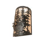 2 - Light Flush Mounted Sconce
