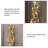 37.4"Luxury-Style Abstract Golden Decorative Piece