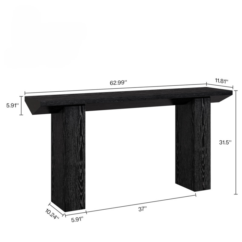 Console 63 po Industrial Farmhouse