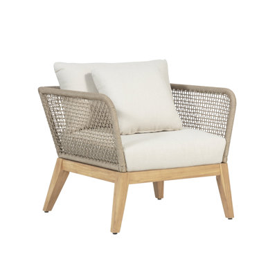 Fauteuil d'extérieur de 33 po de largeur avec coussins