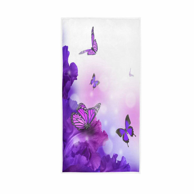 Peacock Bliss Cotton Hand Towels - Absorbent Multipurpose Towels for Yoga, Gym, Spa, Bathroom, Kitchen, and Home Decor - 15x30 Inch Set