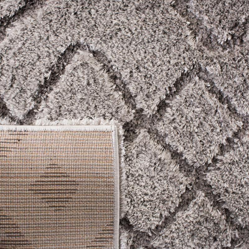 Atisha Shag Performance Geometric Rug, Runner 2'3" x 8'