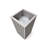 Square Grove Column Planter - Grey Brown