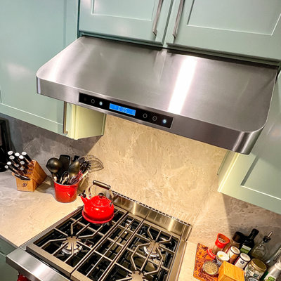 PROLINE 30"" 900 CFM Ducted Under Cabinet Range Hood in Brushed Stainless Steel -  ProLine Range Hoods, PLJW 117.30