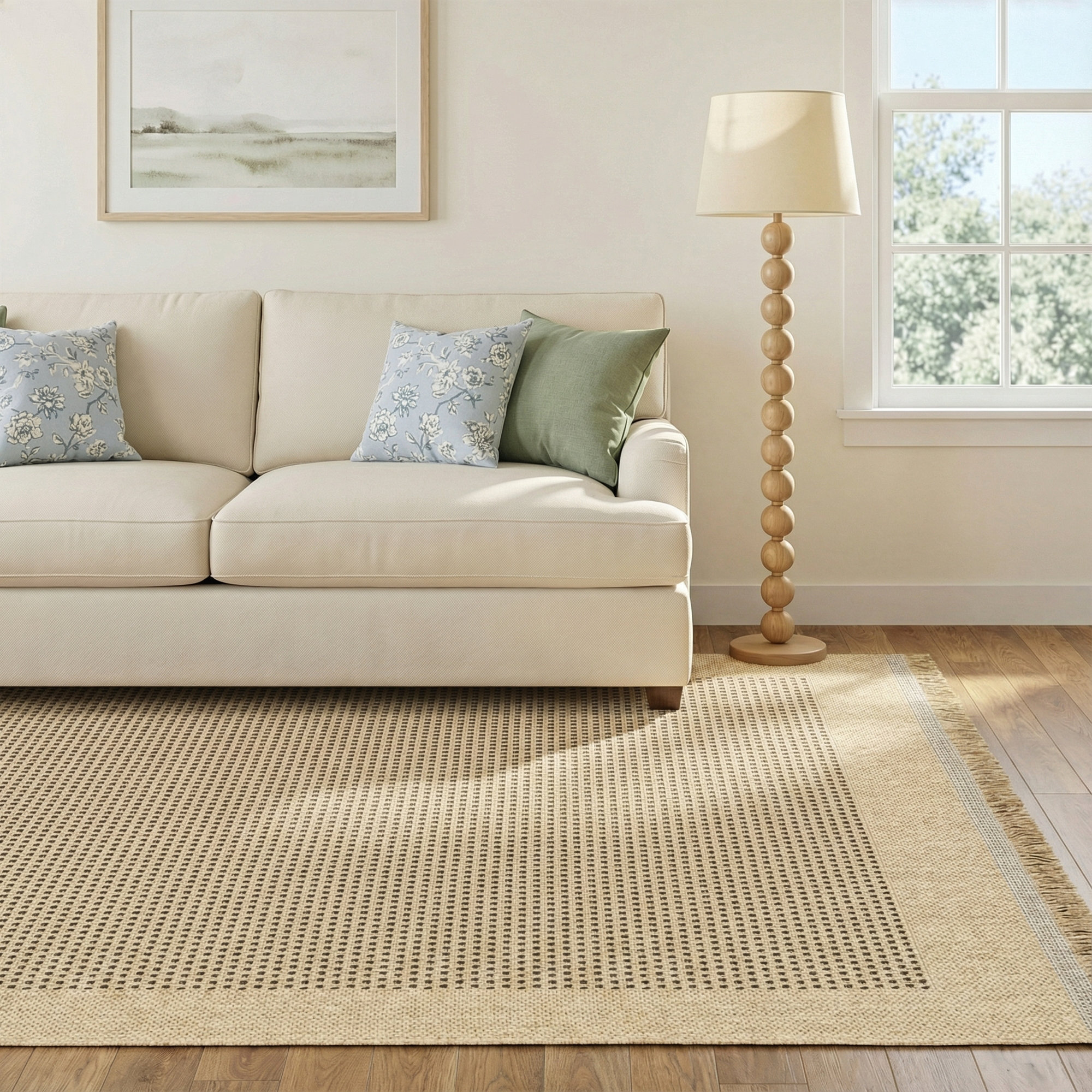 Adalina Tan Rug, Rectangle 6'7" x 9'