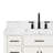 Thornaby 42'' Solid Wood Single Bathroom Vanity with 1.5'' Carrara Quartz Top-1177253715-1152098810