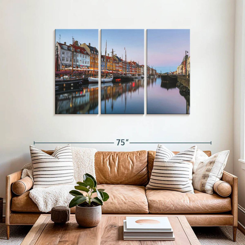 Nouveau port Tergel Nyhavn, H 36 po x l 57 po