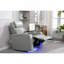 Fauteuil inclinable électrique Power Motion avec port de charge USB, rangement pour bras cachés, porte-gobelet pratique et haut-parleur Bluetooth-849230358