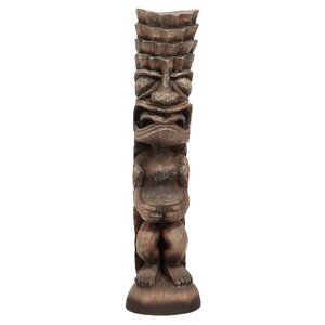 Design Toscano Tiki God of The Luau Statue & Reviews | Wayfair