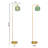 Jacobson Arched Ribbed Glass Floor Lamp-1119333171