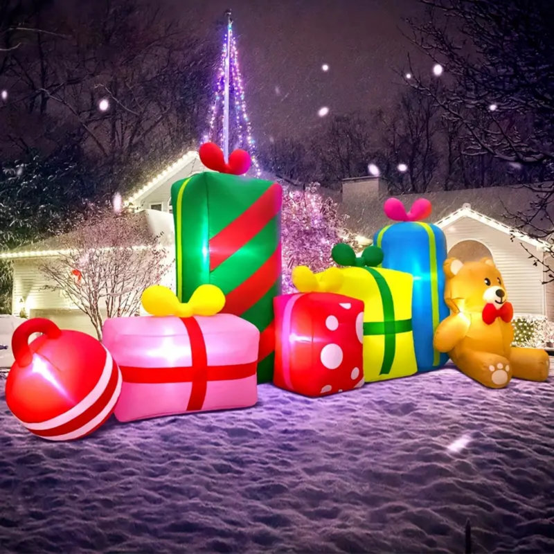 Boîtes-cadeaux gonflables d'extérieur de 10 pi Gain