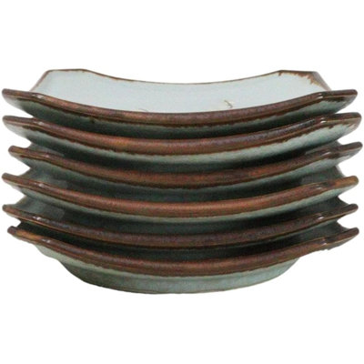 Bilotti 5.25'' Porcelain Square Appetizer Plate