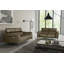 Koolanooka 204 cm Genuine Leather Pillow Top Arm Reclining Sofa-178362708