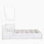  Lit plateforme House avec garde-corps et 2 tiroirs-668716062