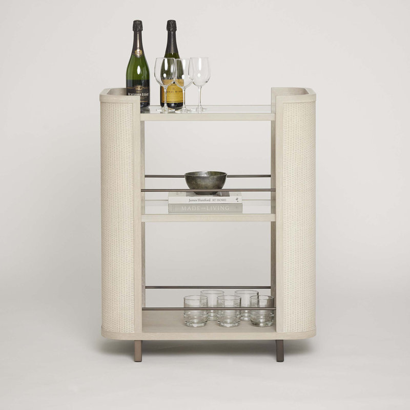 Holmes Solid Wood Bar Cart