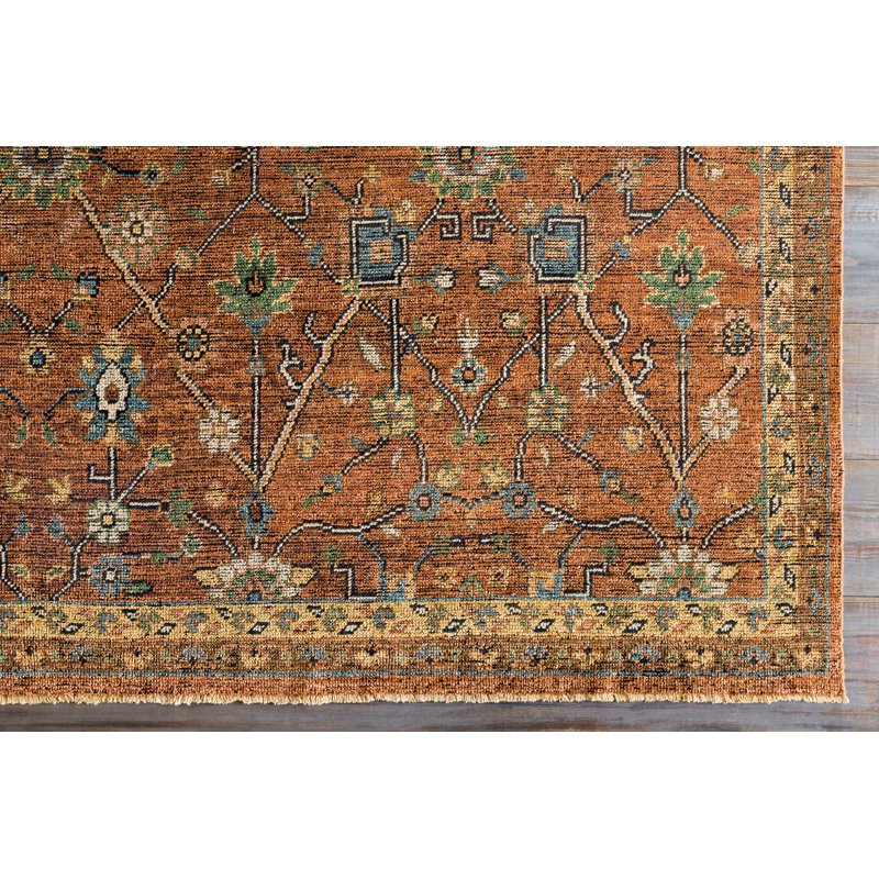Meja Wool Oriental Area Rug, Rectangle 9' x 12'