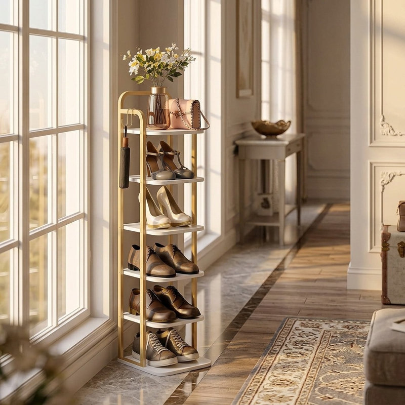 6 Pair Shoe Rack
