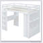 Lit mezzanine avec grand bureau Kathe