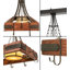 Steamboat Rectangle Chandelier Pot Rack