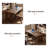 Nut-brown Rectangular Solid Wood Dining table-1916462738