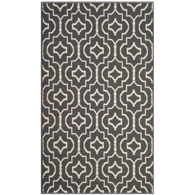 Rennie Hand Woven Cotton Geometric Rug