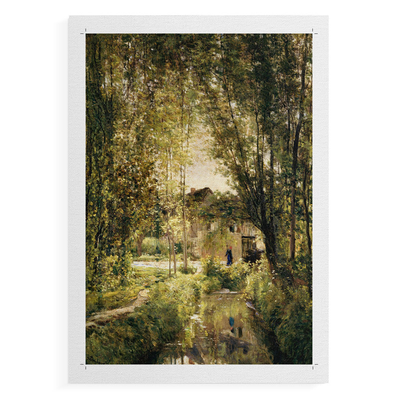 Paysage rétro CCX - impression sur toile seulement - non encadrée, H 18 po x l 12 po