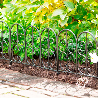 10 ft. Montebello Wrought Iron Garden Edging