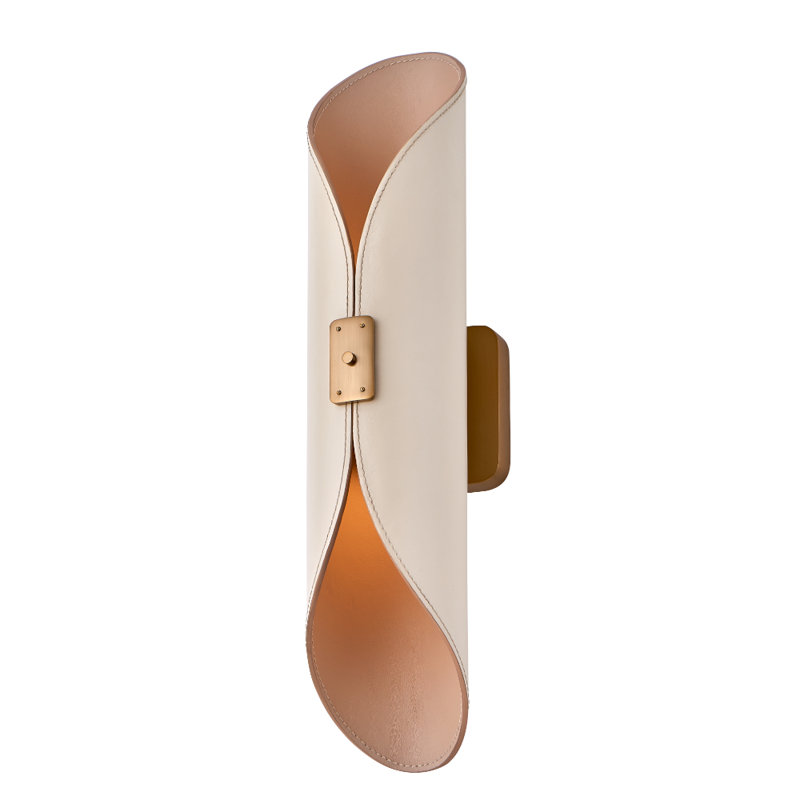 Cape 1 LT True Wall Sconce Kalco, White