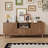 Fluted Tv Stands For Living Room With Mount,Modern Entertainment Center For Tvs Up To 80 Inches,Tv Console With Fluted Door Cabinets And Open Shelves For Living Room Bedroom-1181048919