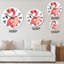 Flamant rose sur fond blanc II - horloge murale traditionnelle-589507058