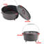 Belfry Kitchen Reliance 4.5L Cast Iron Soup Pot