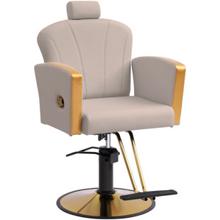 Fauteuil de salon pour coiffeur, fauteuil de coiffeur pour salon de coiffure avec pompe hydraulique professionnelle