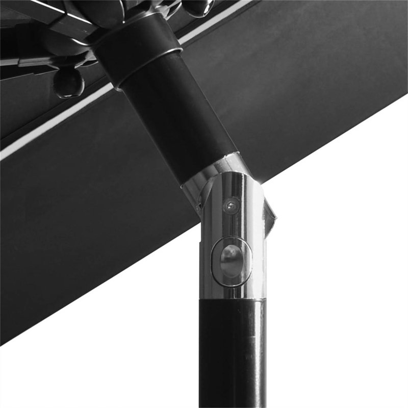 Khari 300cm Market Parasol, Anthracite