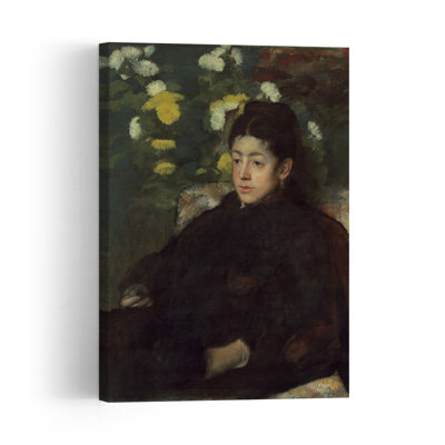 Mademoiselle Malo, vers 1877. Portrait abstrait contemporain impressionniste. Estampe murale.