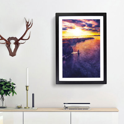 Sunset - Picture Frame Graphic Art Print