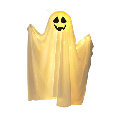 Halloween Ghost Pendant Decorative Lights Halloween Ghost Lights Indoor Horror Halloween Decoration Courtyard Outdoor Family Party Luminous Ghost Ligh