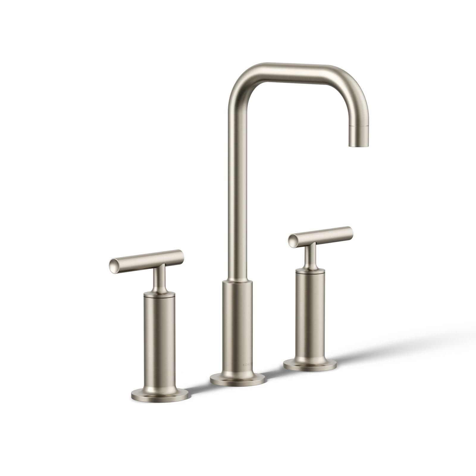 Purist Widespread Bathroom Faucet, Vibrant Brushed Nickel