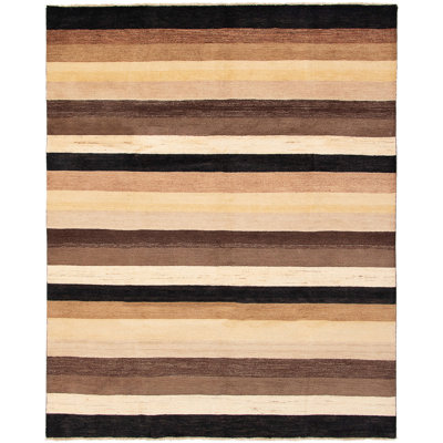 One-of-a-Kind 8'2" X 10'1" 2010s Wool Area Rug in